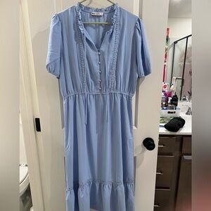 Blue dress